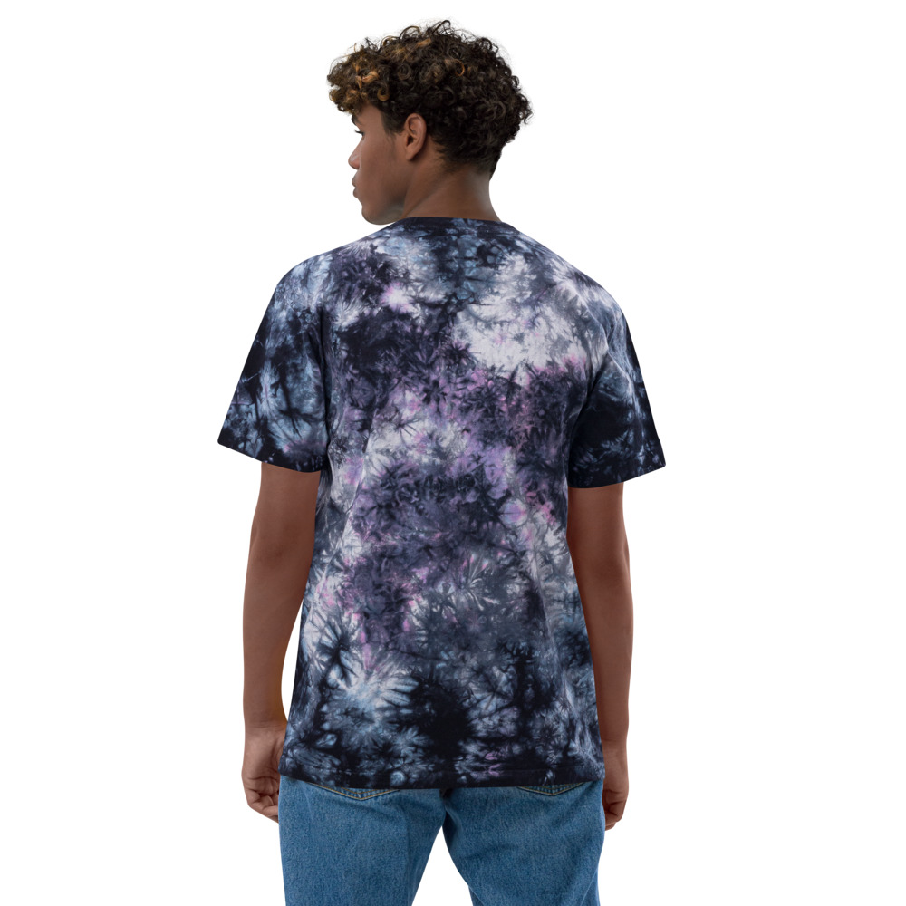 52 Hike Challenge Oversized tie-dye t-shirt